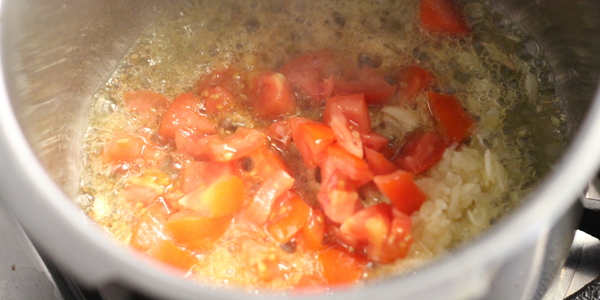 baingan papdi recipe steps tomato