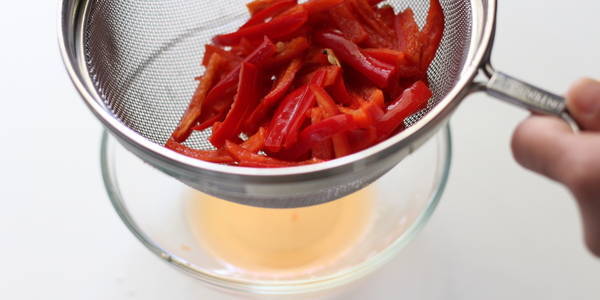 instant red chili pickle remove water from chilies