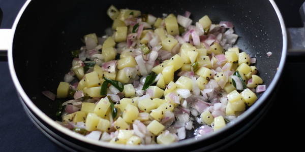 aloo poha recipe steps onion potato