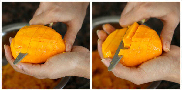 aamras recipe cut alphanso mango