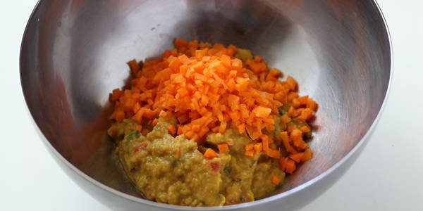 leftover daal pancake add carrot