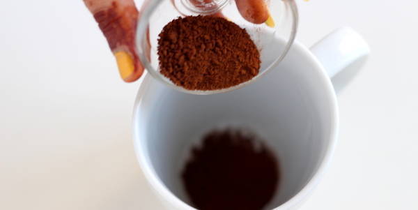 hot coffee recipe add coffee powder