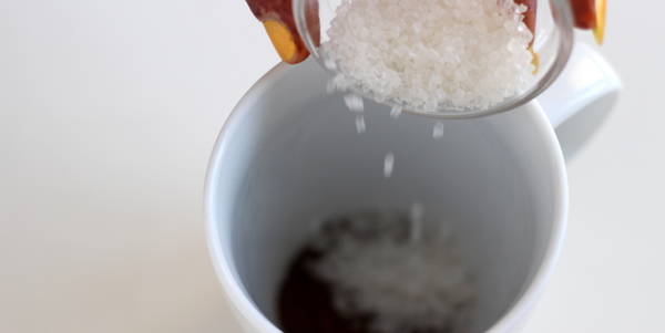 hot coffee recipe add sugar