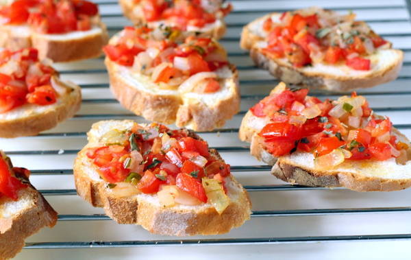 indian italian starter bruschetta recipe