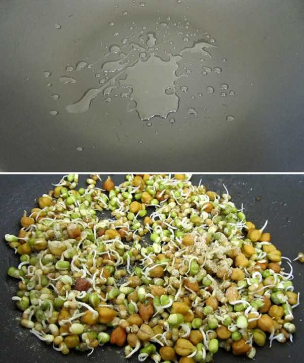 sprouts salad recipe- oil-masalas