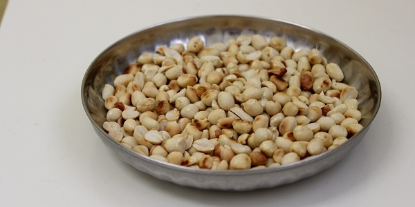 Farali Kadhi Recipe roasted and peeled peanut