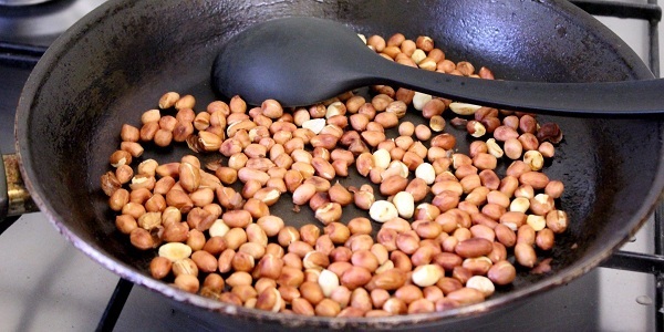 Farali Kadhi Recipe roasted peanut