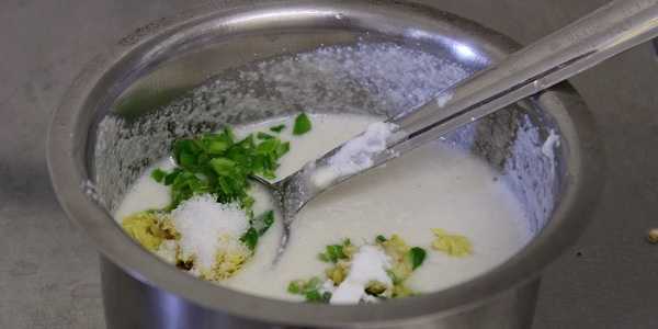 white dhokla recipe gujarati idra recipe adding ginger and green chili