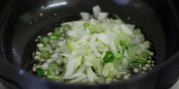 potato spring onion curry onion