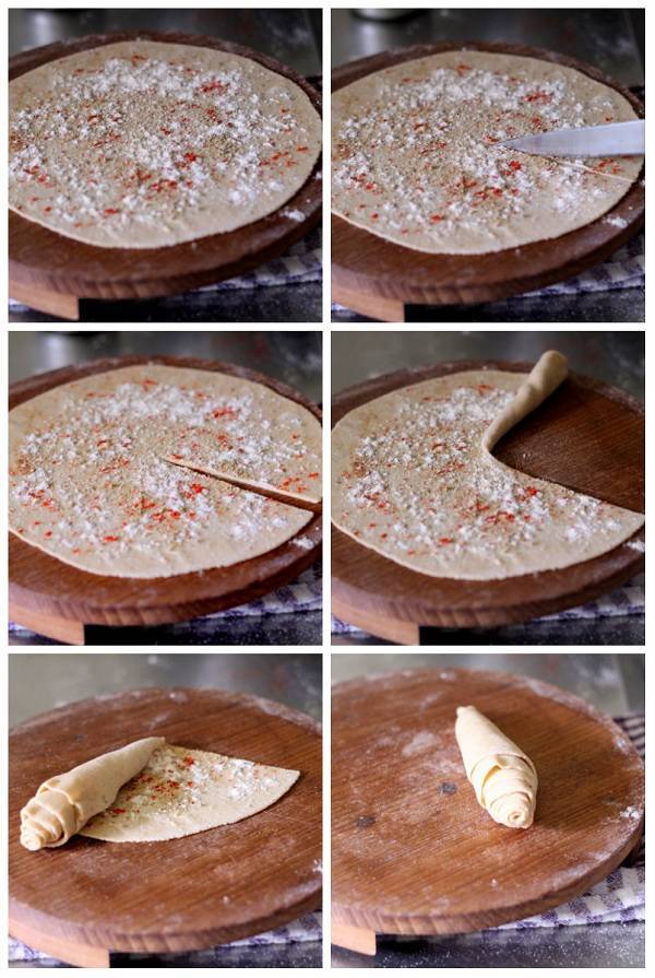 lachha roti recipe how to roll the roti to make lachha in roti