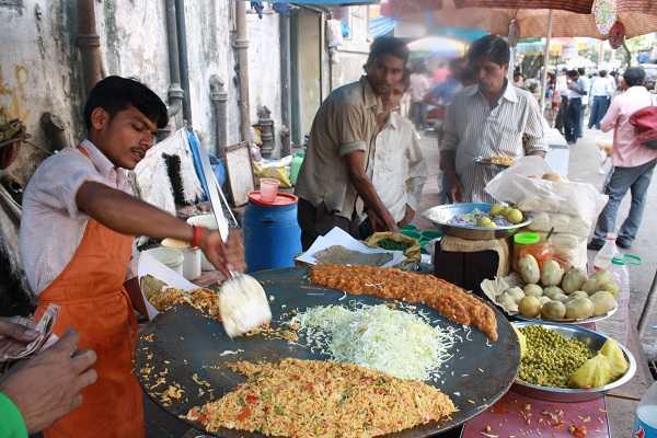 mumbai street vendor tawa pulao