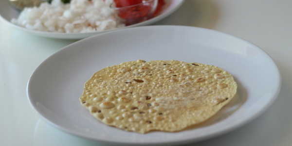 roasted masala papad step butter