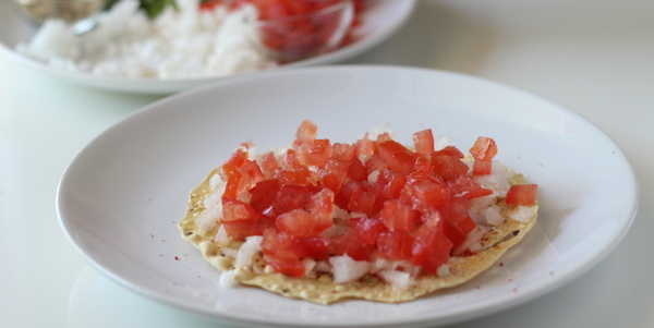 roasted masala papad tomatoes