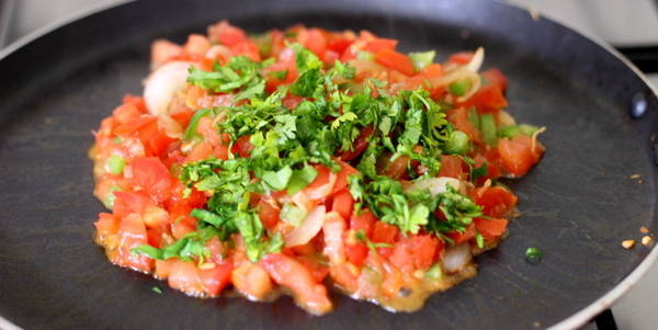 tawa pulav recipe tomato coriander