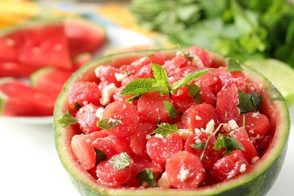 watermelon mint and feta cheese salad recipes for this hot summer