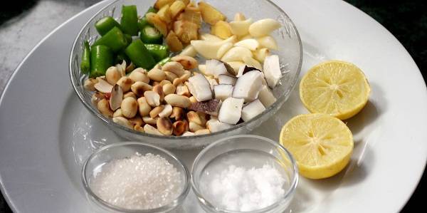 Green chutney coriander chutney ingredients