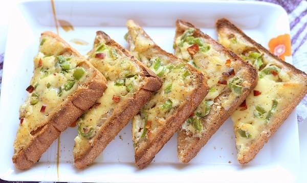 Chilli Cheese Toast Recipe, Indian Chilli Cheese Toast Recipe