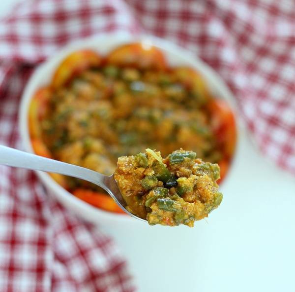 french beans coconut gravy sabji recipe