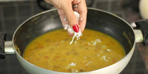 Gujarati Dal Recipe  adding coconut