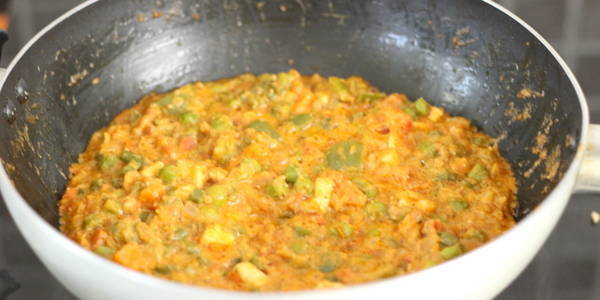 Vegetable Jaipuri recipe ready to serve