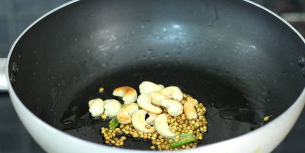 Vegetable Jaipuri  roasting all the ingredients