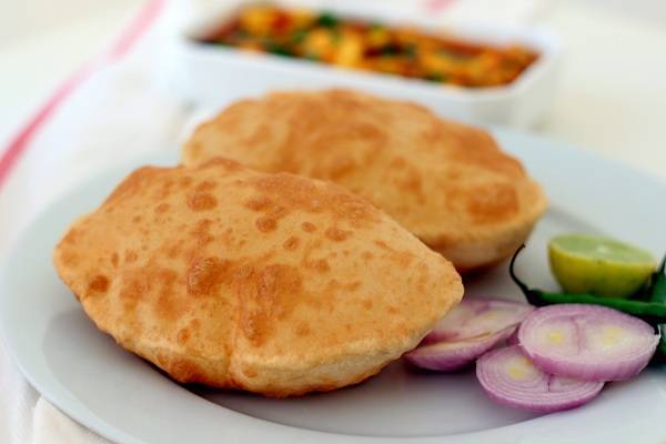 bhature recipe without yeast