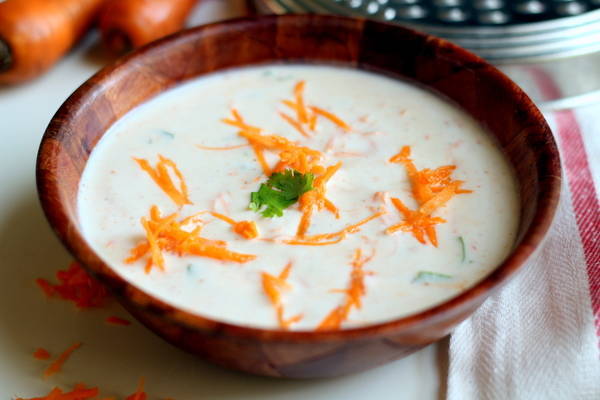 carrot raita recipe how to make carrot raita