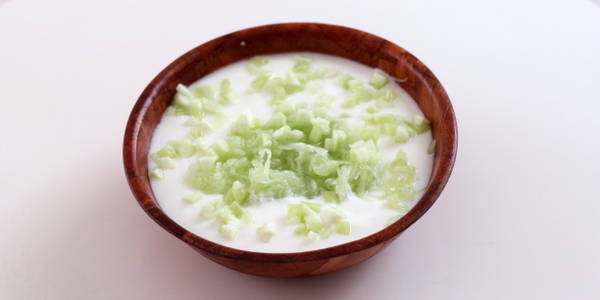 cucumber raita diced cucumber