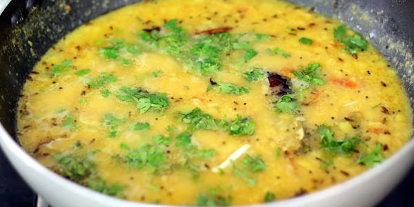 lasuni dal recipe steps fresh coriander