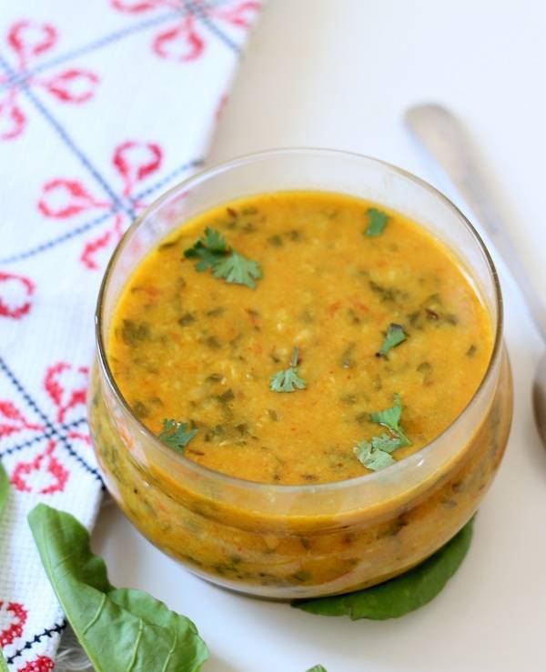 palak dal tadka recipe