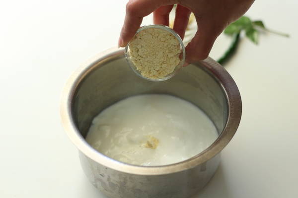 maharastrian kadhi recipe curd besan