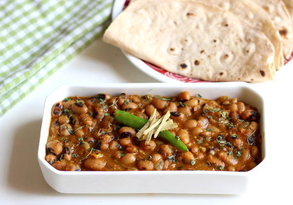 lobia black eye bean curry step by step