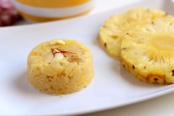 pineapple halwa sheera recipe step by step
