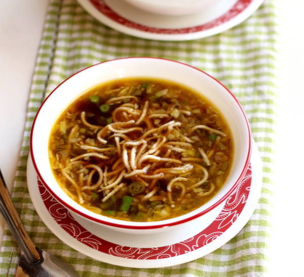 restuarant style veg manchow soup recipe