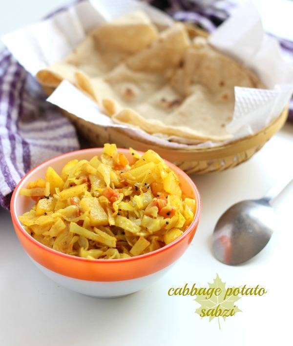 cabbage potato sabzi aloo patta gobi