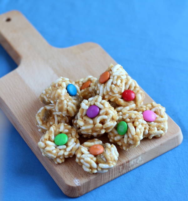 puffed rice peanut butter honey balls recipe