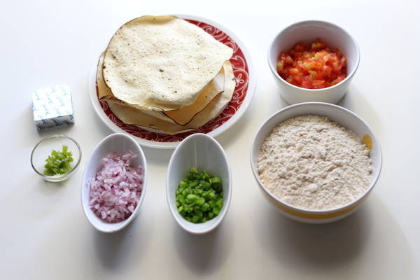stuffed paratha with papad filling ingredients