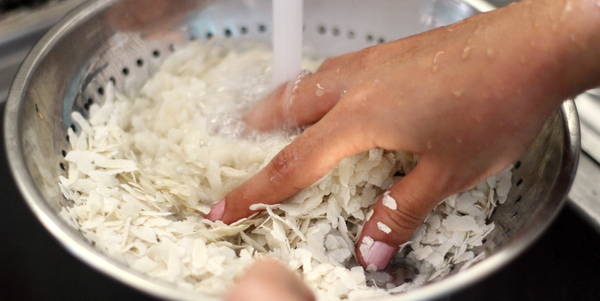 aloo poha recipe wash poha beaten rice