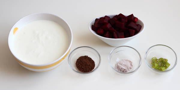 beetroot raita ingredients