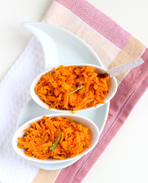 carrot sambharo recipe