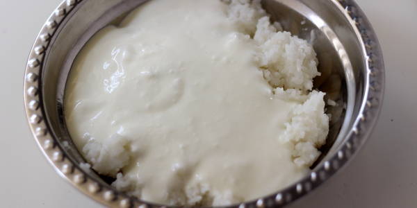 curd rice recipe add curd yogurt in rice