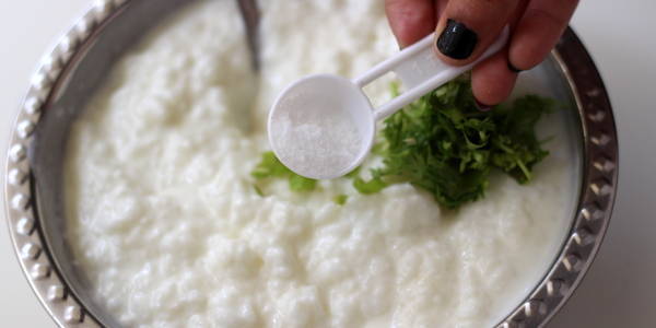 curd rice recipe add salt in yogurt rice