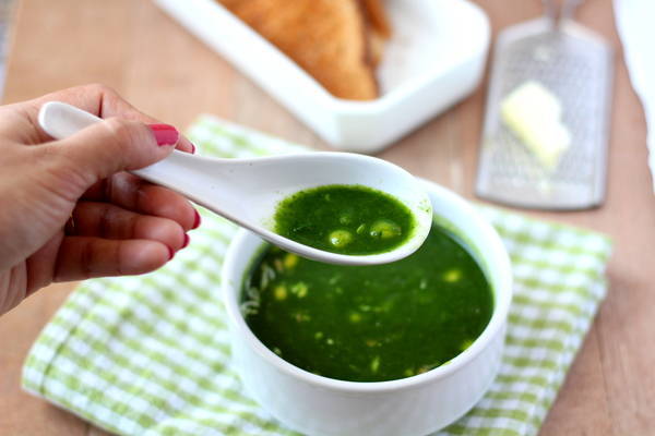 spinach sweet corn soup recipe