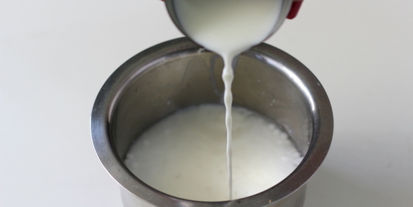 Sabudana Kheer add milk