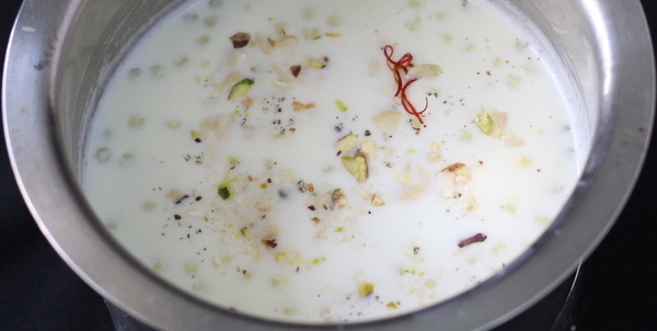 Sabudana Kheer ready