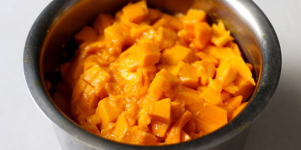 aamras recipe cut mango pieces