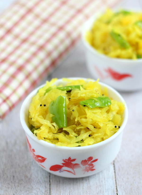 gujarati papaya sambharo recipe step by step