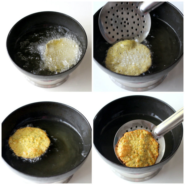 moong dal puri recipe frying puris in oil