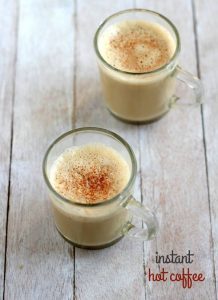 instant hot coffee recipe