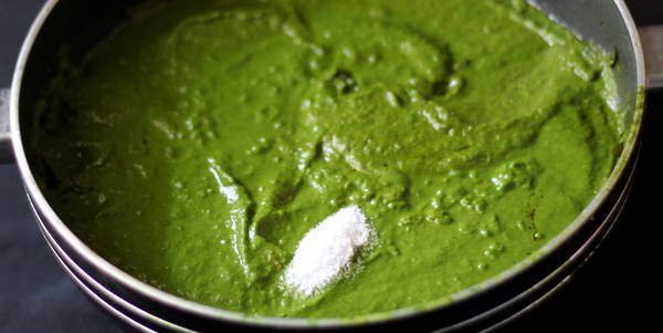 palak paneer recipe add salt